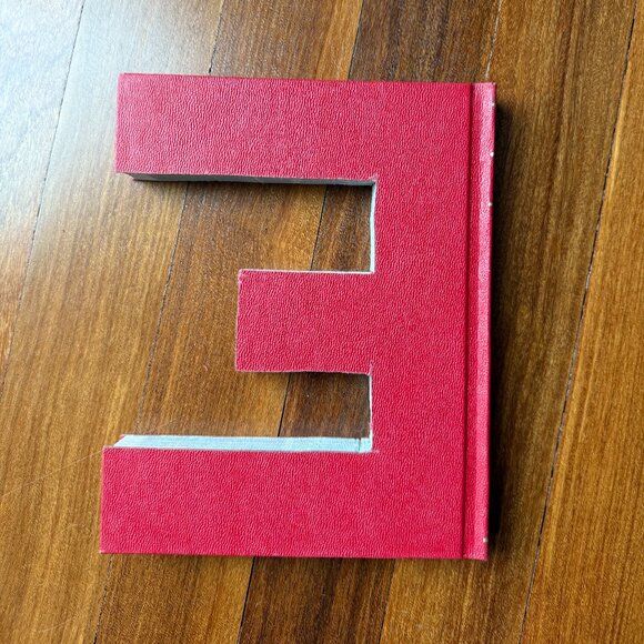 Vintage Book Monogram Letter - E - Picture 3 of 3